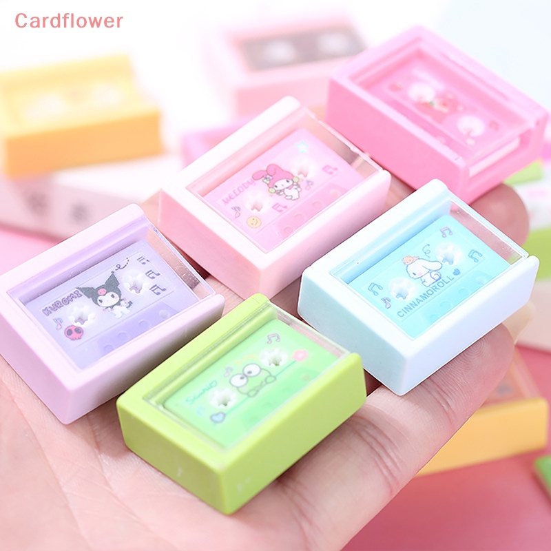 Set 2 Ốp Điện Thoại Gel Hình Băng Cát Sét 3D DIY Cho Trang Trí Nhà Búp Bê