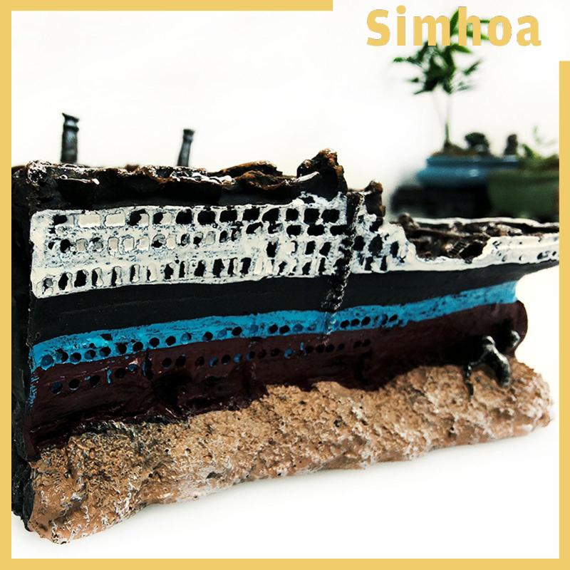 Phụ Kiện Trang Trí Hồ Cá Bằng Polyresin Sáng Tạo