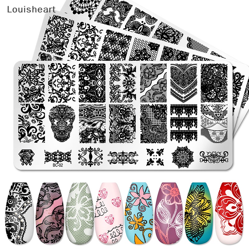 Khuôn Trang Trí Móng Tay Nghệ Thuật Họa Tiết Graffiti Thương Hiệu Louisheart 2023