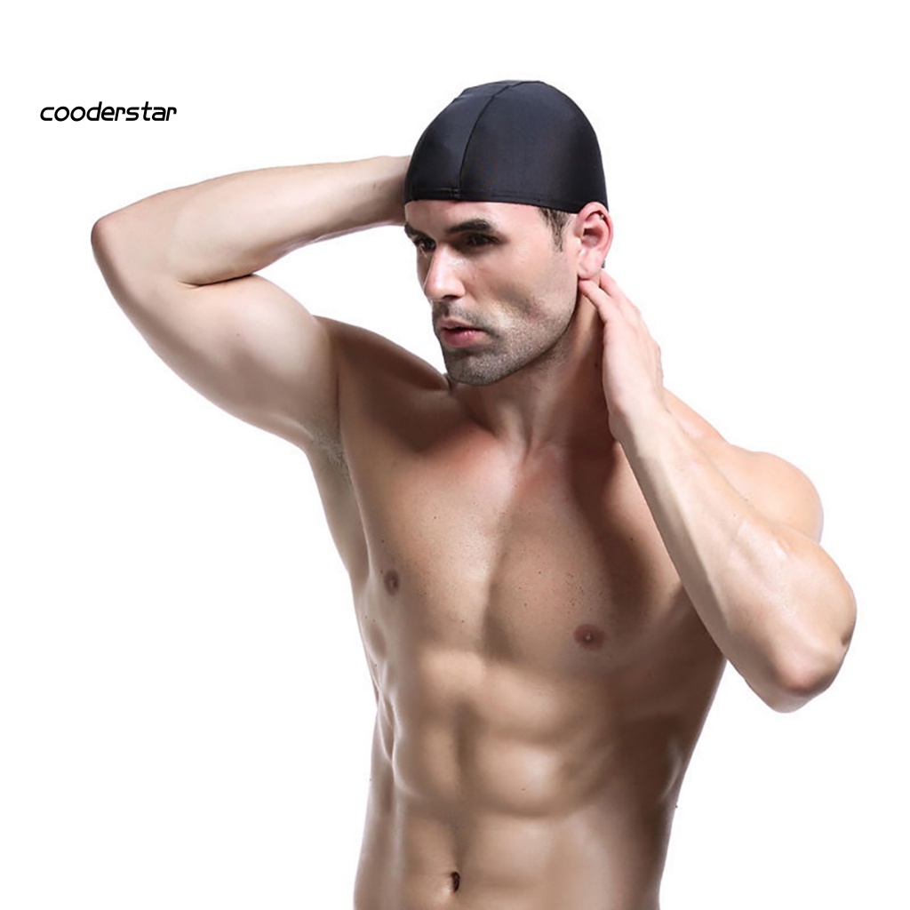 Mũ Bơi Nylon Màu Trơn Chống Thấm Nước Thoáng Khí