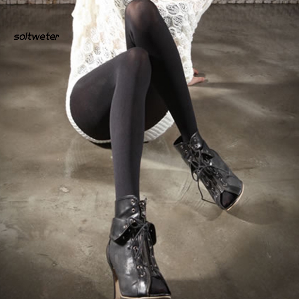 Quần Tất Nylon Màu Sắc Trơn Co Giãn Thoải Mái Thời Trang Dự Tiệc