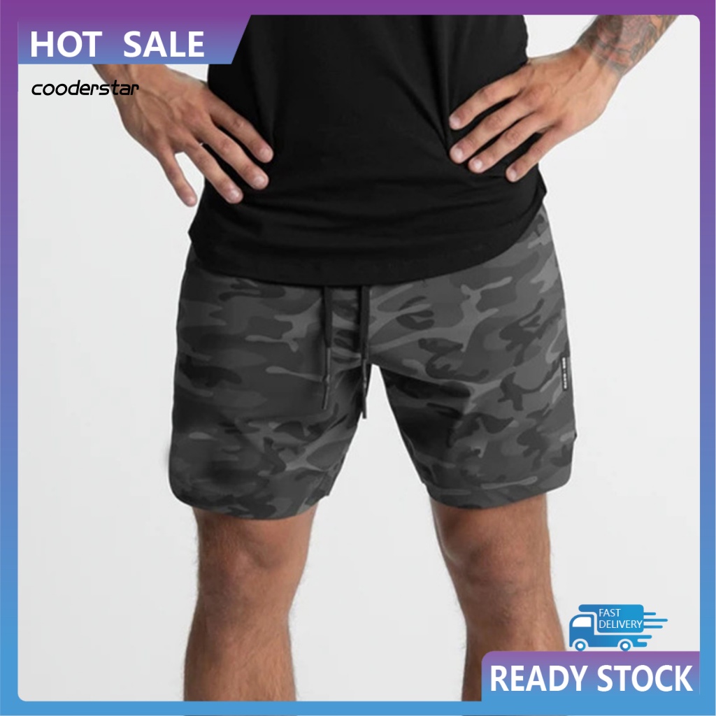 Quần Short Dây Rút Co Giãn Mềm Mại Thoáng Khí Màu Trơn Dành Cho Nam