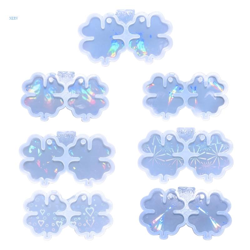 Khuôn Silicone Tạo Hình Làm Móc Khóa / Bông Tai Độc Đáo