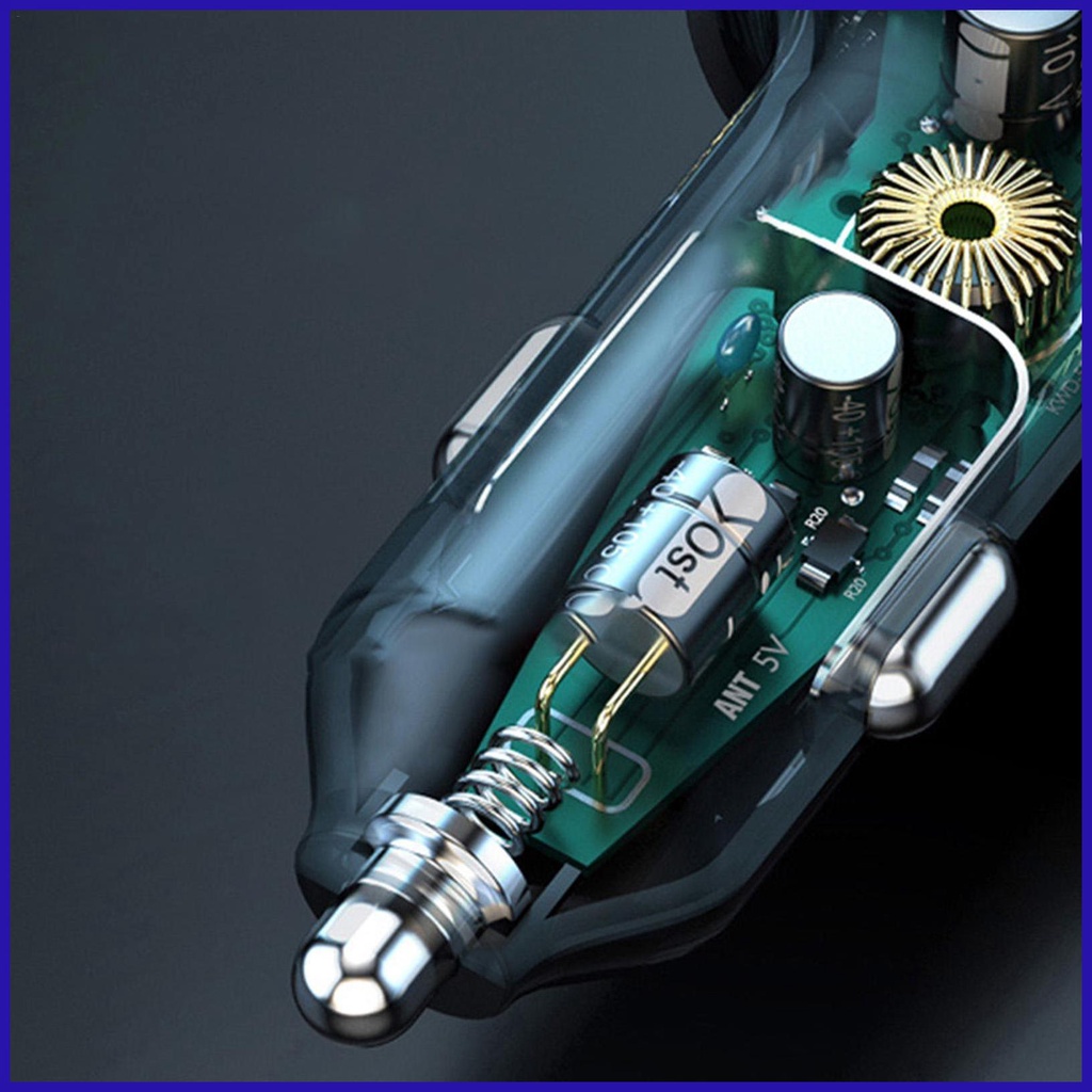 Củ Sạc Tích Hợp Máy Nghe Nhạc MP3 FM 15W Nhỏ Gọn Đa Năng Tiện Lợi Dành Cho Ô Tô