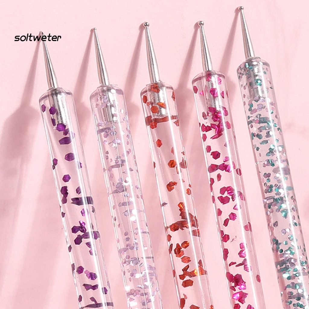 Bộ 5 Bút Vẽ Trang Trí Móng Tay Hai Đầu Acrylic Dễ Sử Dụng