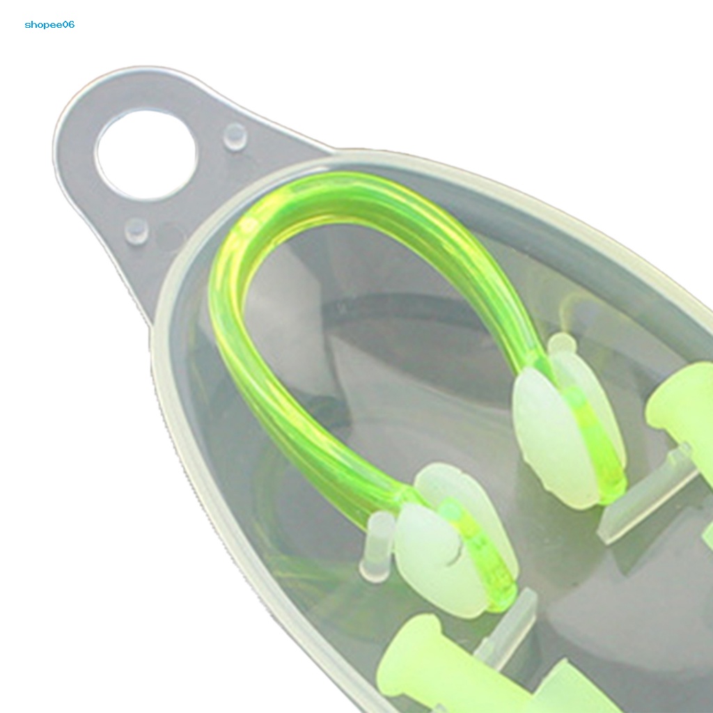 1 Bộ Nút Bịt Tai / Kẹp Mũi Di Động Chống Nước Thoải Mái Linh Hoạt Khi Đi Bơi