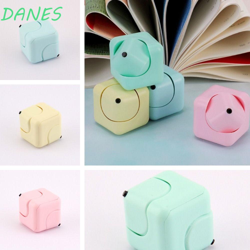 DANES Đồ Chơi Khối Rubik Hình Vuông Màu Macaron Giảm Căng Thẳng Cho Trẻ Em / Trẻ Mới Biết Đi