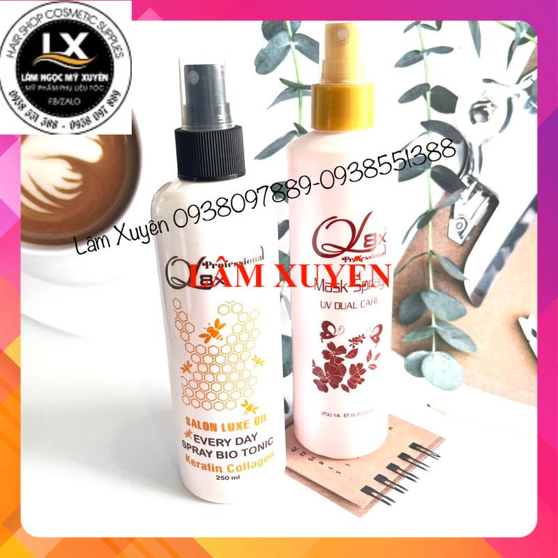 Xịt dưỡng tóc Ql8x 250ml nuôi dưỡng phục hồi tóc 💥CHÍNH HÃNG💥 chống rụng bảo vệ tóc phục hồi dưỡng ẩm tóc chống chẻ ngọn