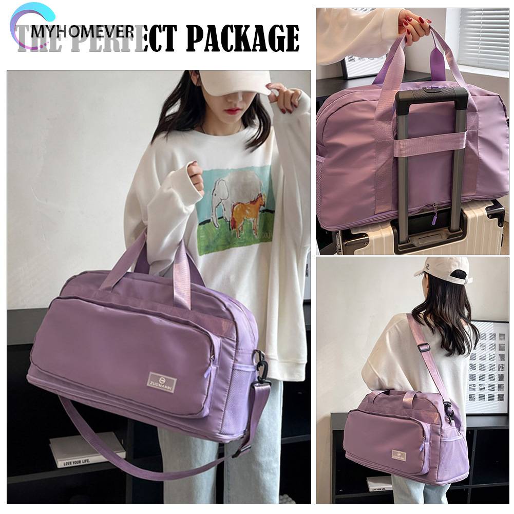 Túi Đựng Đồ Tập Thể Thao Sức Chứa Lớn Chia Ngăn Khô / Ướt Tiện Dụng Cho Nam Và