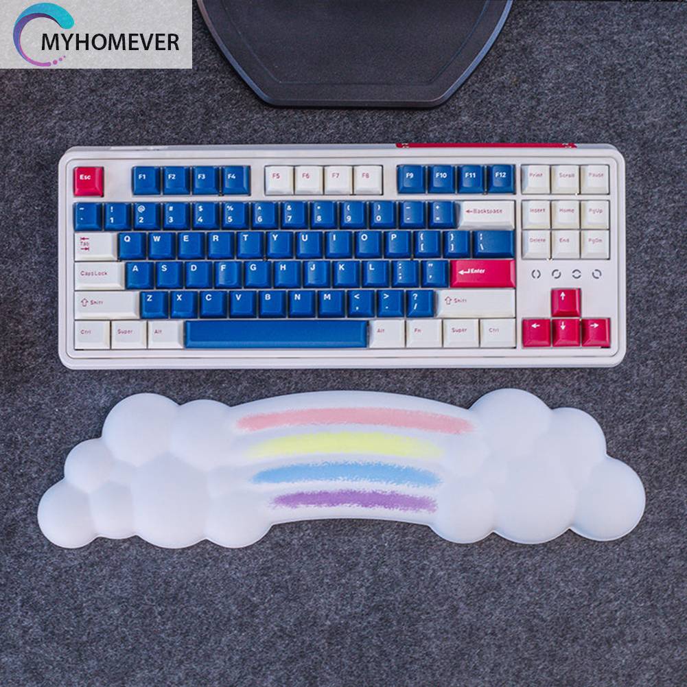 Đệm Cổ Tay Bấm Bàn Phím Máy Tính Giảm Đau Hình Đám Mây