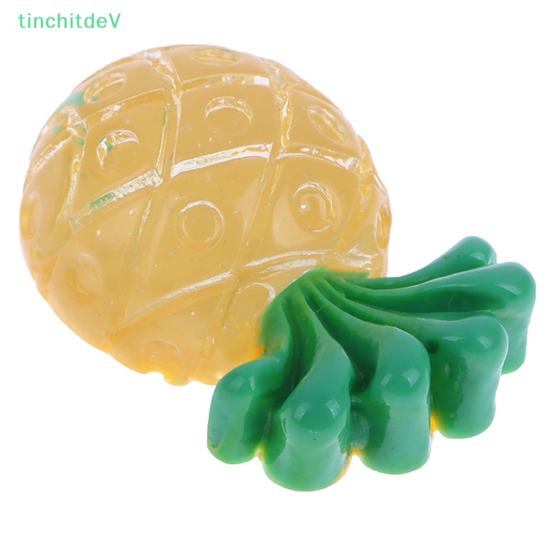 [TinchitdeV] Set 20 Miếng Dán Resin Hình Trái Dứa Ch Dễ Thương Làm Bông Tai DIY [Mới]