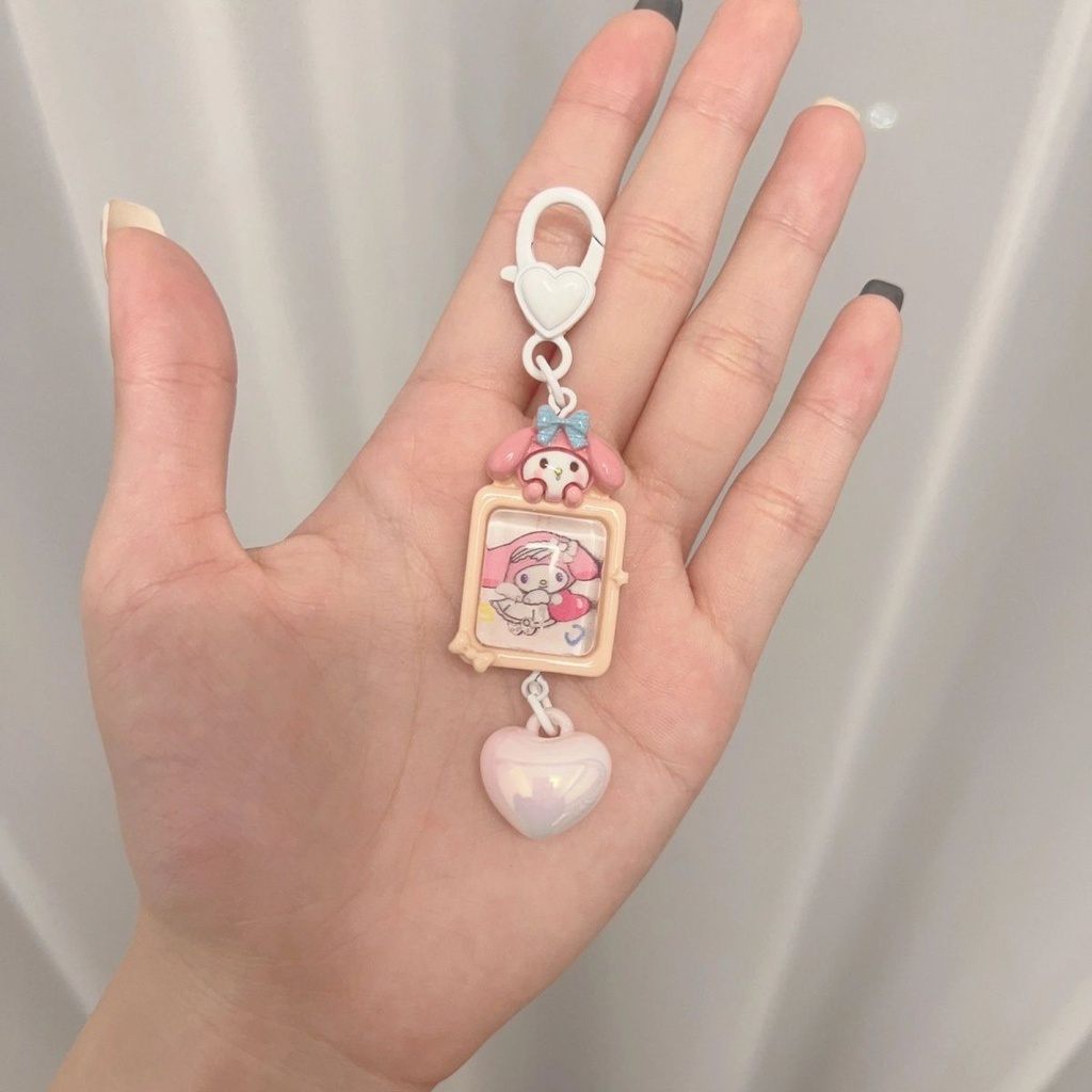 Sanrio Móc Khóa Giai Điệu Hoạt Hình Dễ Thương Mặt Dây Chuyền HelloKitty Schoolbag Mặt Dây Chuyền Móc Khóa Influencer Mặt Dây Chuyền ins