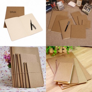 [Dhin] Kraft paper notebook blank notepad book vintage journal notebooks COD