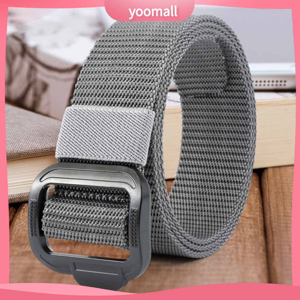 Thắt Lưng Nylon Bện Sợi Nylon Co Giãn Thoải Mái Màu Sắc Đơn Giản Dành Cho Nam