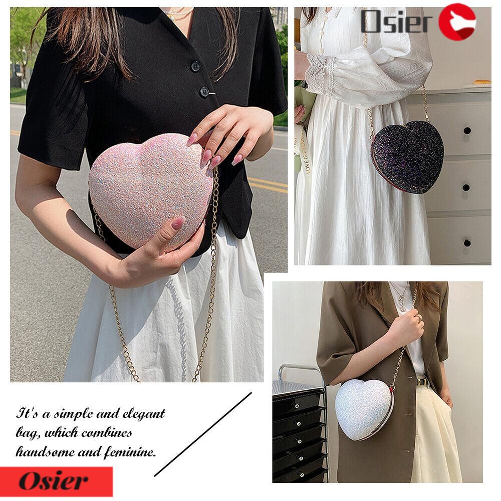 OSIER1 Ví Cầm Tay Đính Kim Cương Thời Trang Dành Cho Nữ