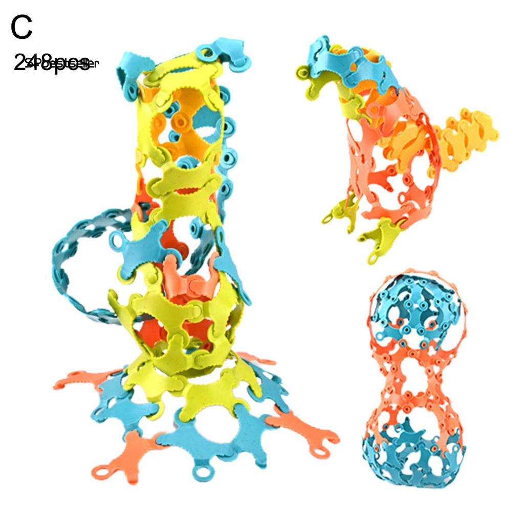 1 Bộ Đồ Chơi Xây Dựng DIY Bắt Mắt Cho Bé