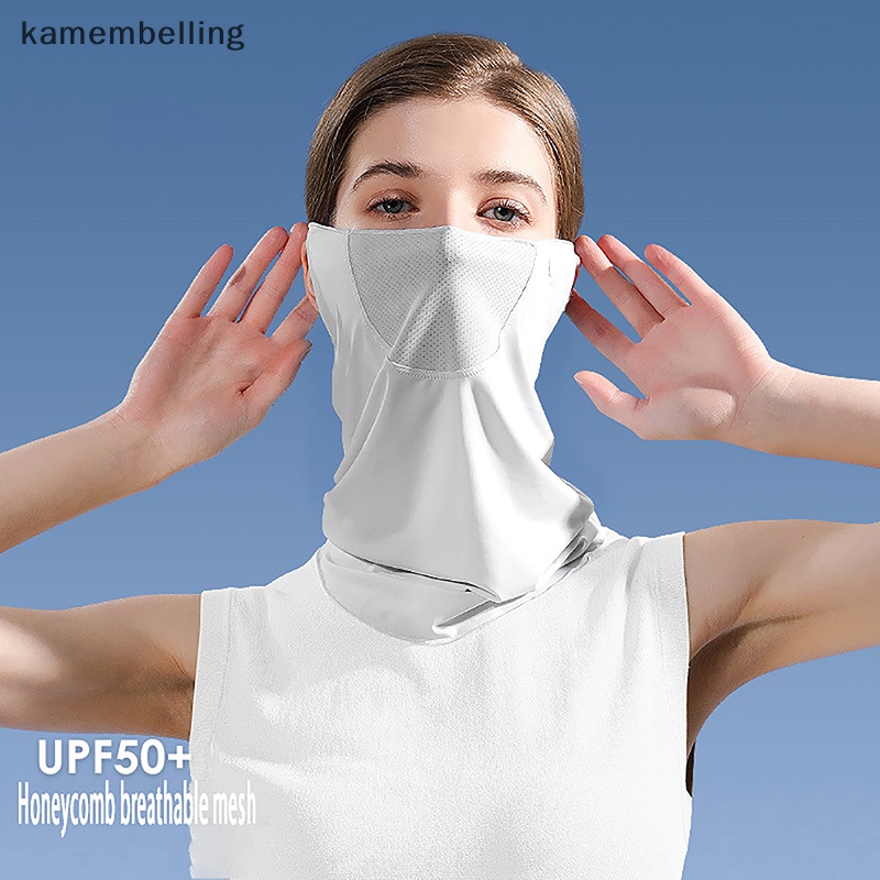 Khẩu Trang Lụa Lạnh Chống Tia UV Nhanh Khô Thoáng Khí Bảo Vệ Tai Và Cổ Cho Nam Và Nữ