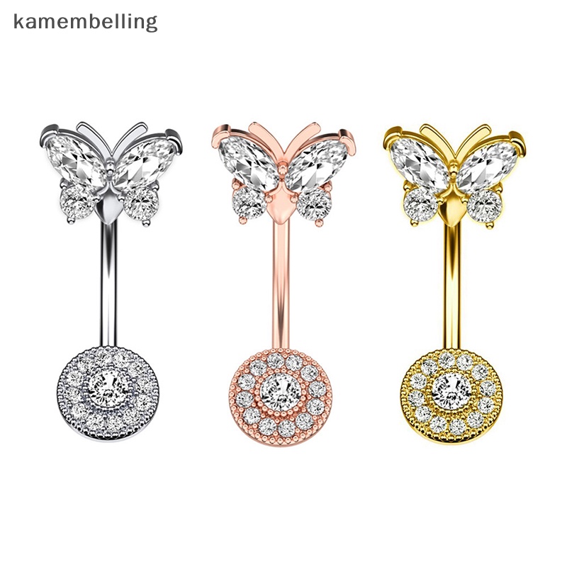 Khuyên Rốn Hình Bướm Đính Đá Thời Trang Cho Nữ