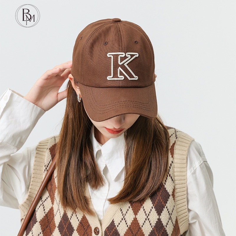 Mũ Lưỡi Trai In Chữ Phong Cách Hàn Quốc Mới