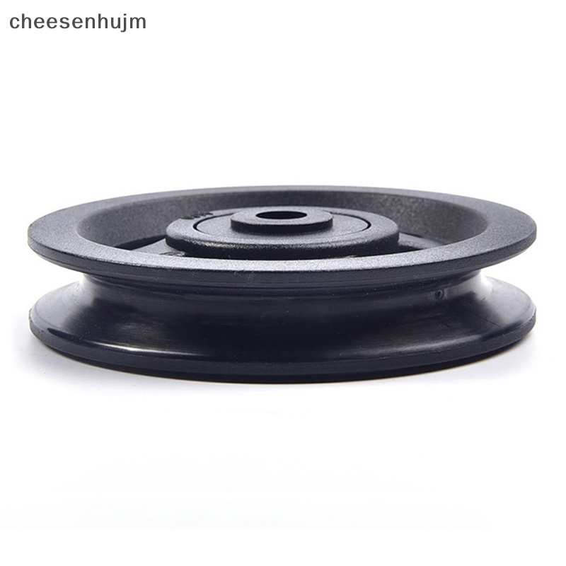 1 Ròng Rọc 100mm Chất Liệu Abs Màu Đen Chống Mòn Dùng Để Tập Gym