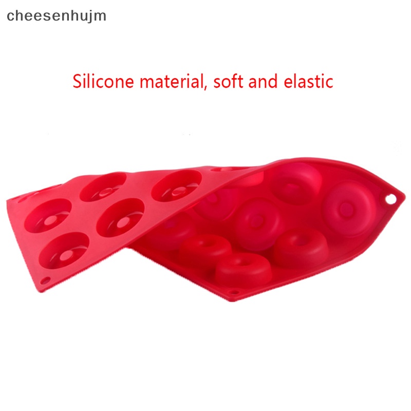 1 Khuôn Silicon Làm Bánh Donut 18 Ngăn Tạo Hình 3D DIY
