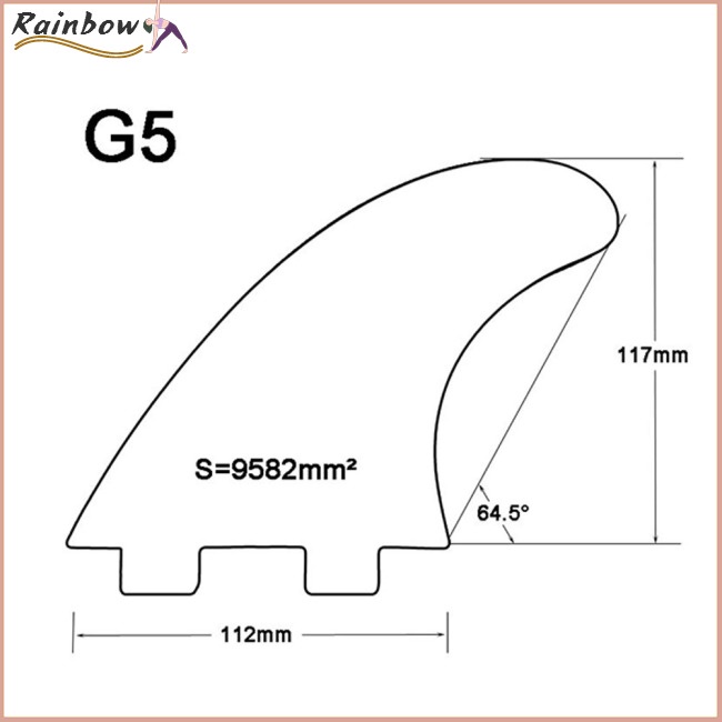 [COD] Vây Cá Sợi Thủy Tinh Hình Tổ Ong G5 Cho Ván Lướt Sóng