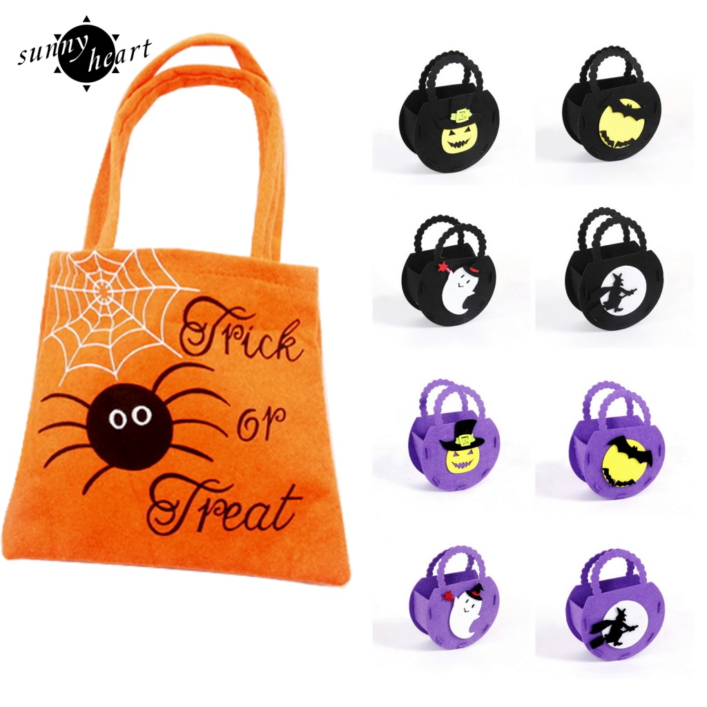 Sunnyheart Túi Đựng Kẹo Halloween rất chuyển động không chỉ có thể được sử dụng như một cái túi kẹo Halloween mà còn có thể được sử dụng như một túi điều trị Halloween...