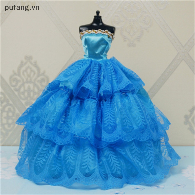 Váy Cưới Cho Búp Bê Công Chúa pufang