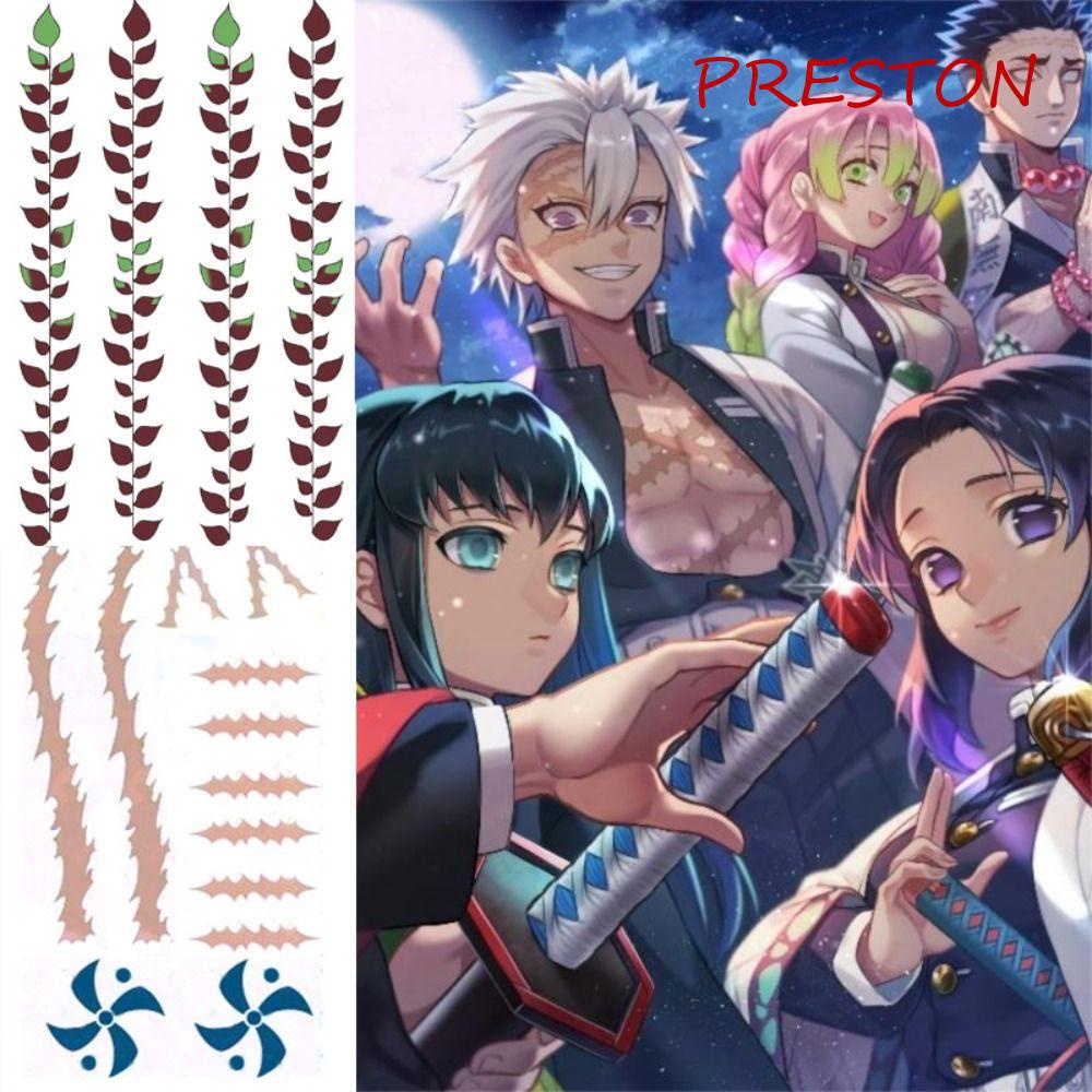 Miếng Dán Hình Xăm Tạm Thời Họa Tiết Hoạt Hình Chống Nước Kích Thước Lớn Cho Nam Và Nữ