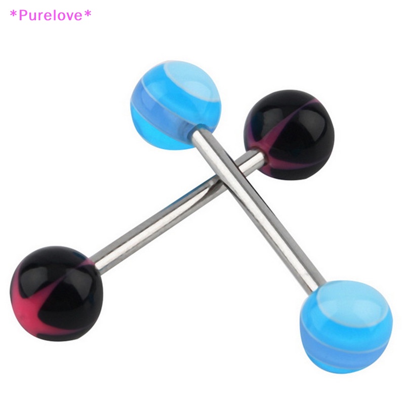 Set 20 / 50 / 100 Khuyên Lưỡi Bằng Thép Chất Lượng Cao Mới