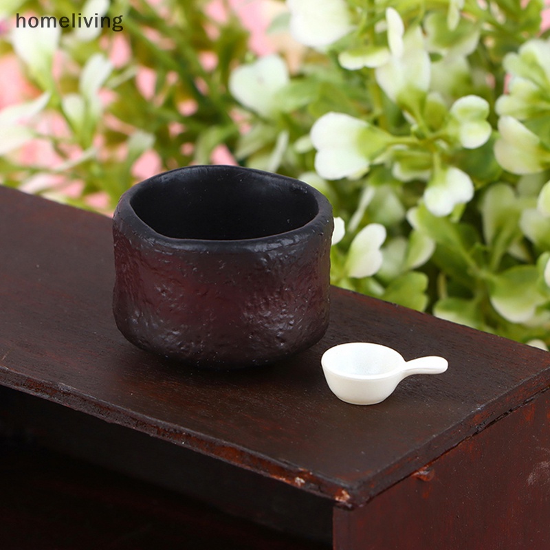 1 Mô Hình Chén Dĩa Tỷ Lệ 1: 12 Dùng Trang Trí Nhà Búp Bê