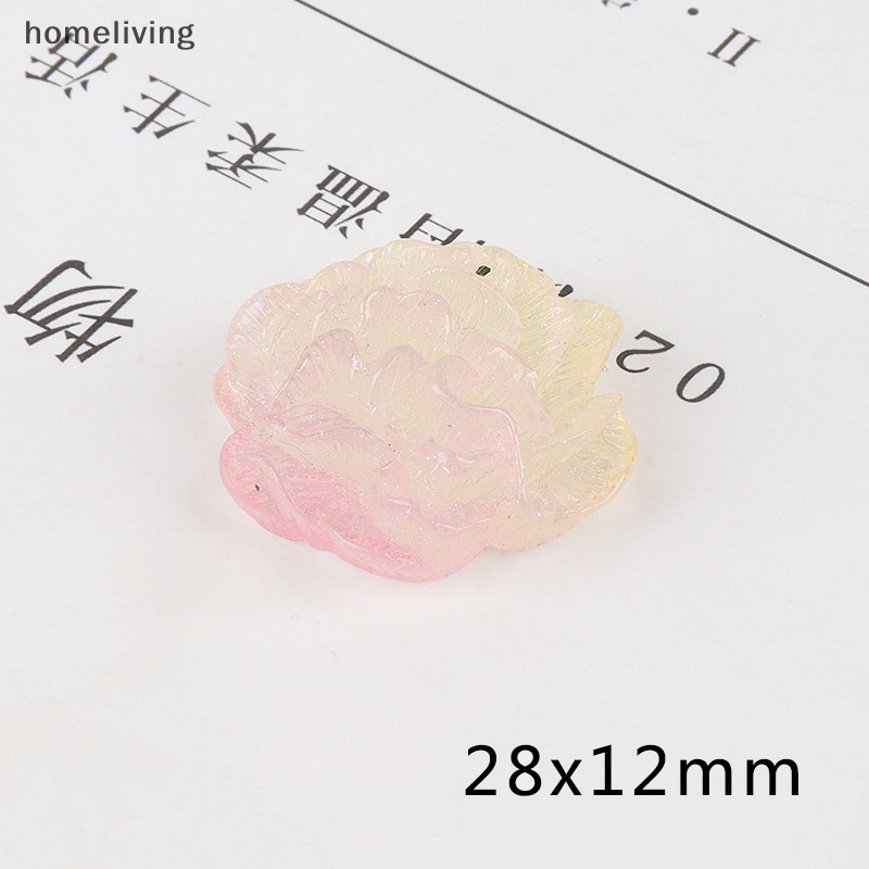 Bộ 2 Kẹp Tóc Hoa Trà Dạ Quang Xinh Xắn