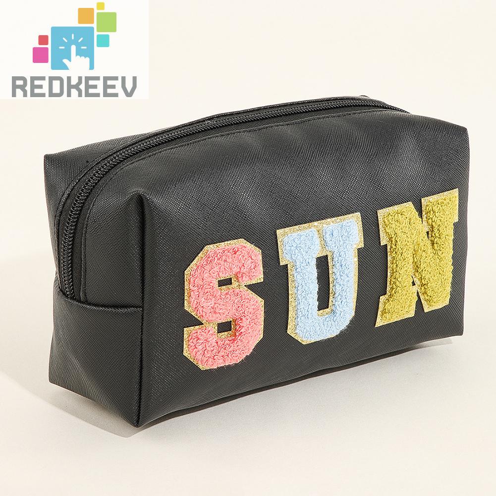 Túi Đựng Mỹ Phẩm Da PU Sức Chứa Lớn Tiện Dụng Cho Nữ