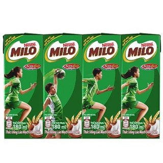 Lốc 4 hộp sữa milo nước 180ml / 110ml