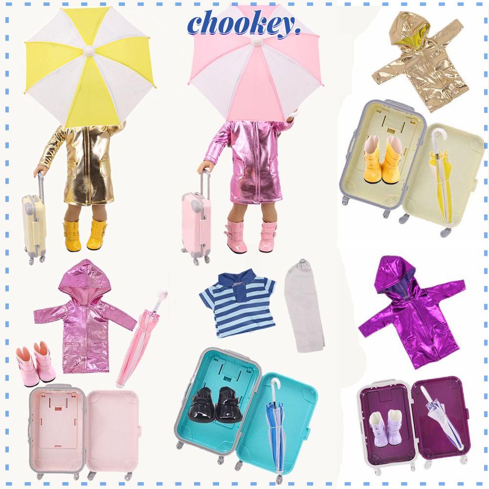 Set 4 Mô Hình Áo Mưa Xinh Xắn Cho Búp Bê