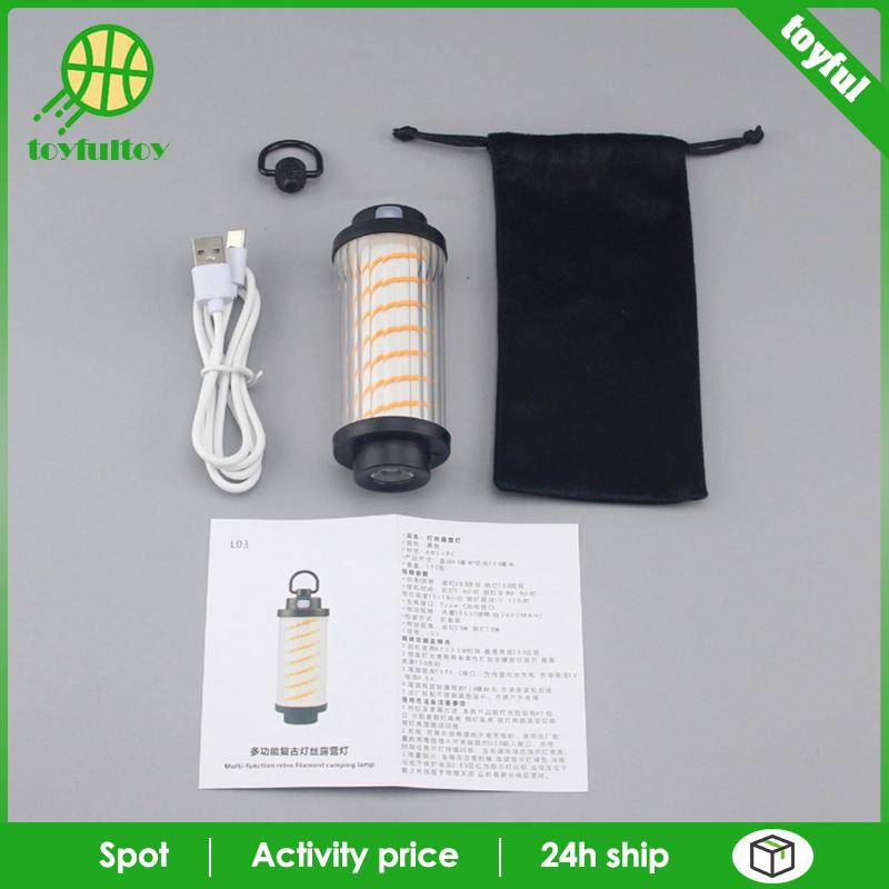 Đèn LED Mini Có Thể Sạc Lại Dùng Đi Cắm Trại Tiện Dụng