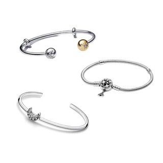 Hạt charm mạ bạc 925 hình lâu đài disney pandora2023