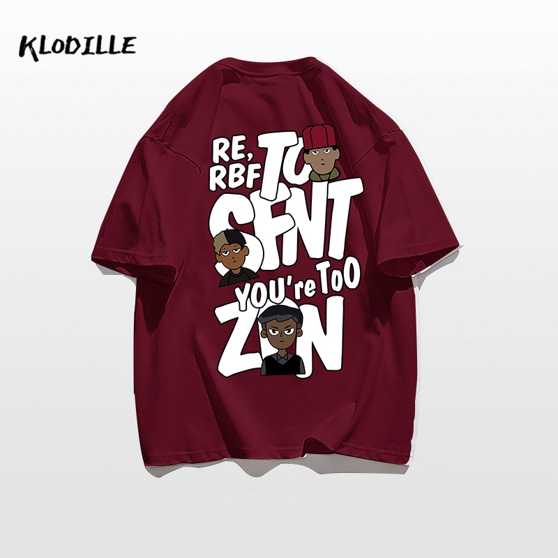 Áo Thun 100% Cotton Tay Ngắn Dáng Rộng In Họa Tiết Thời Trang Cho Nam Và Nữ 2023