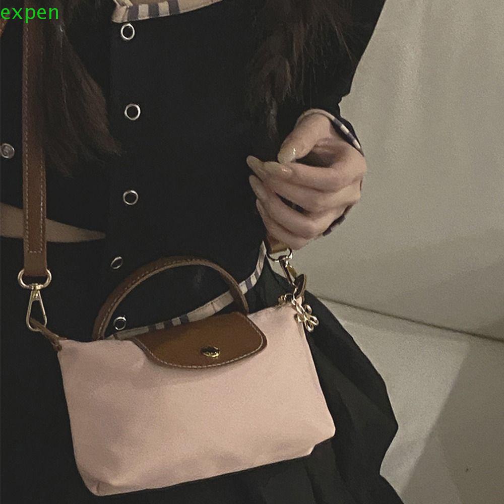 Túi Đeo Vai Hình Vuông Cỡ Nhỏ Bằng Nilon Họa Tiết Hoa Xinh Xắn Thời Trang Cho Nữ