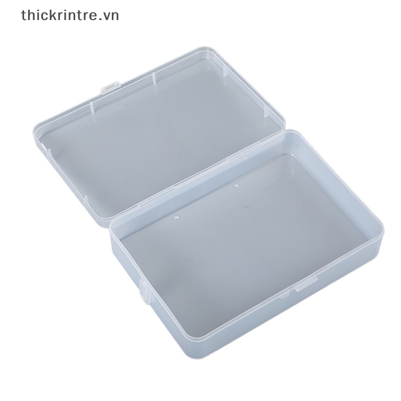 Hộp Nhựa Hình Vuông Đựng Đồ Trang Sức Để Bàn Chống Bụi