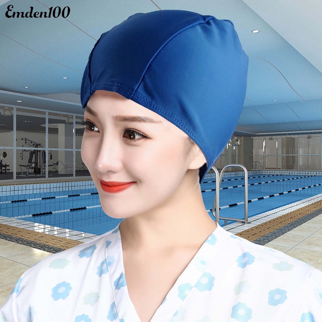 Mũ Tắm Chống Nước Mềm Mại Co Dãn Tốt Cho Nữ