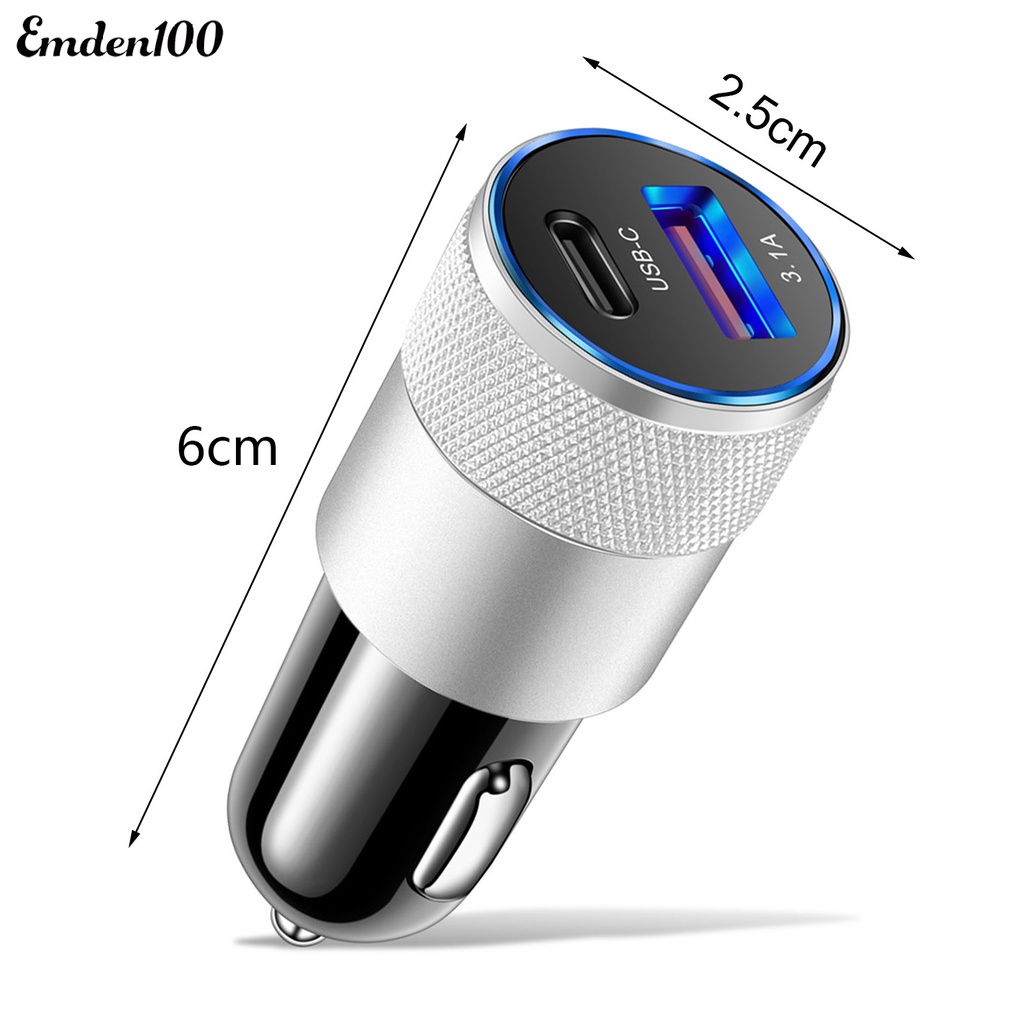 Thiết Bị Sạc USB + PD 12 / 24V Chống Gỉ Cho Xe Hơi