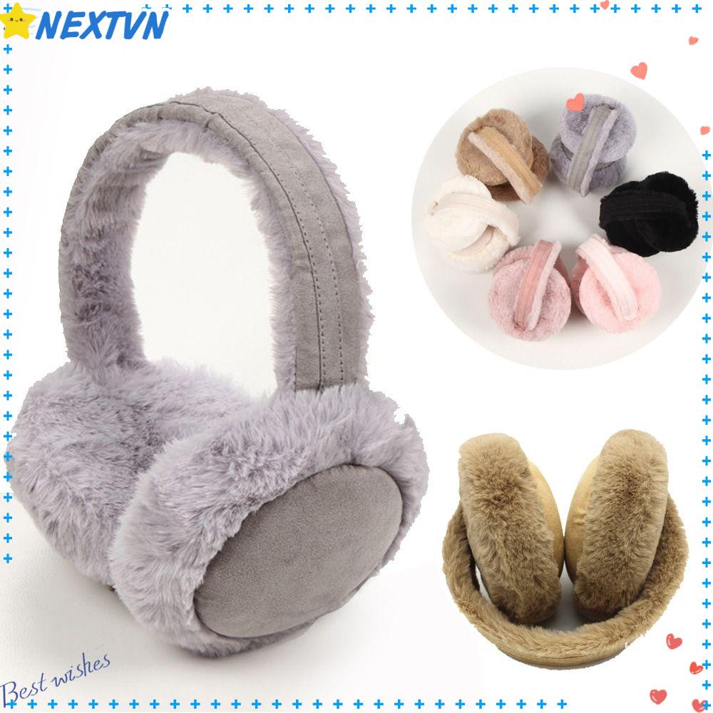 Bông Chụp Tai Phủ Lông Mềm Mại Bảo Vệ Lạnh Cho Nam Nữ