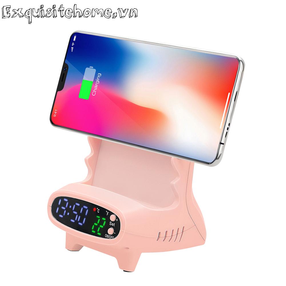 Giá Đỡ Điện Thoại Kiêm Sạc Không Dây 15W