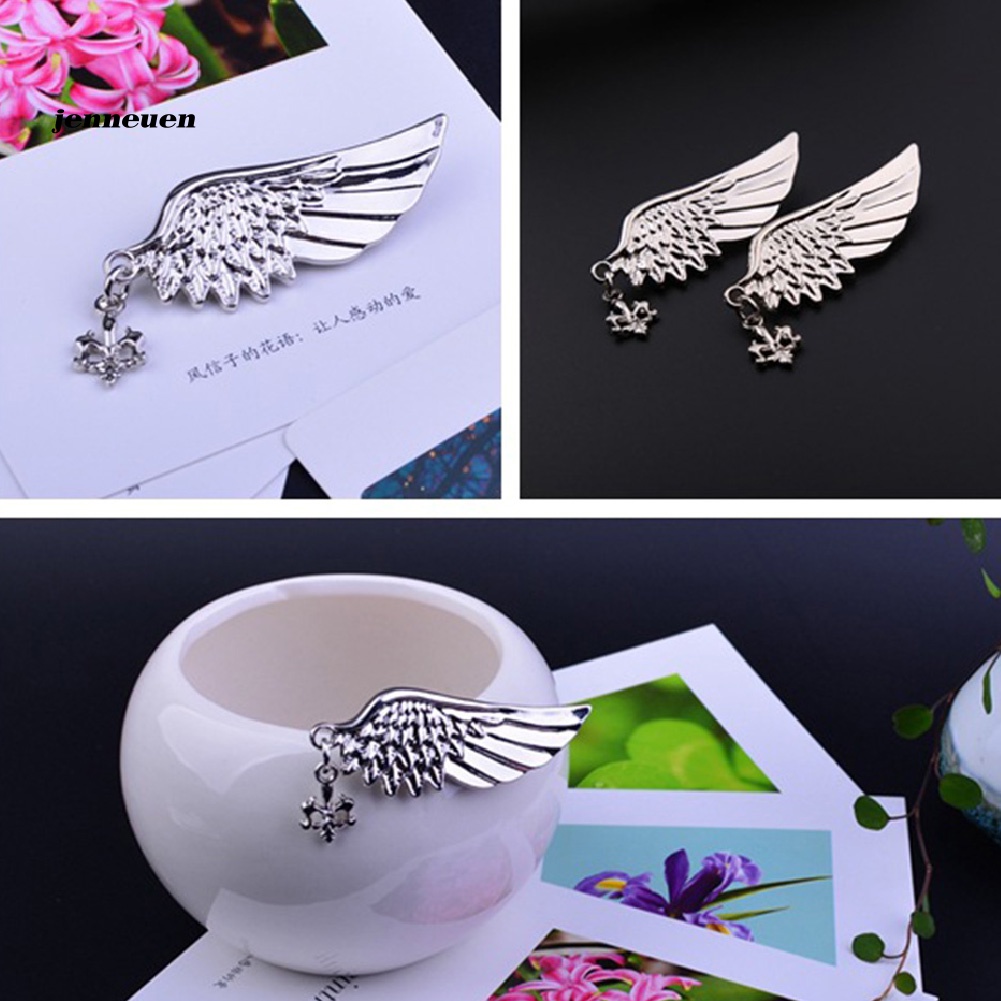 Trâm Cài Áo Hình Đôi Cánh Bằng Hợp Kim Phong Cách Retro Thời Trang Dành Cho Nam