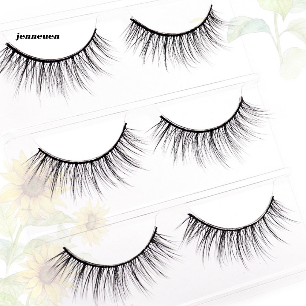 Bộ 3 Cặp Lông Mi Giả Trang Điểm Xinh Đẹp