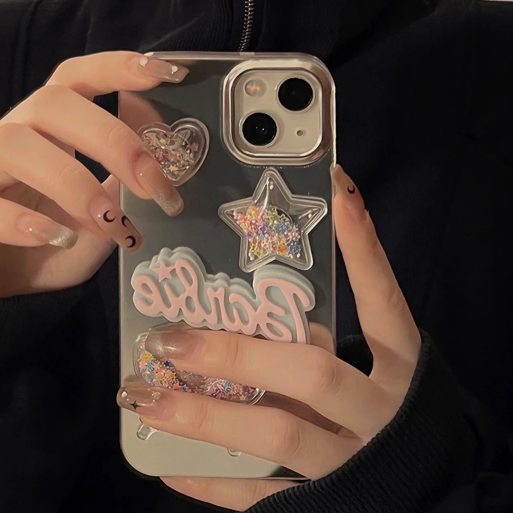 Ốp Điện Thoại Chống Rơi Hình Búp Bê Barbie Ba Chiều Cho Iphone 14promax 13 11 14pro 13pro 14