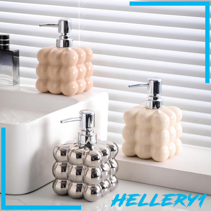 Bình Sứ Đựng Xà Phòng Có Vòi Nhấn Tiện Dụng