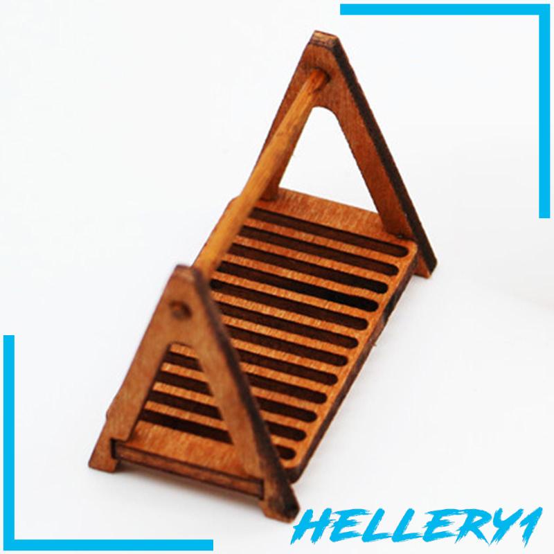 Kệ Gỗ Mini Tỉ Lệ 1: 12 Dùng Để Trang Trí Nhà Búp Bê