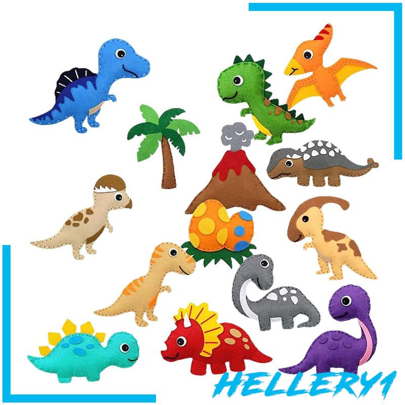 Bộ Dụng Cụ May Vá Thủ Công Bằng Vải Nỉ Hình Động Vật DIY Dành Cho Trẻ Em